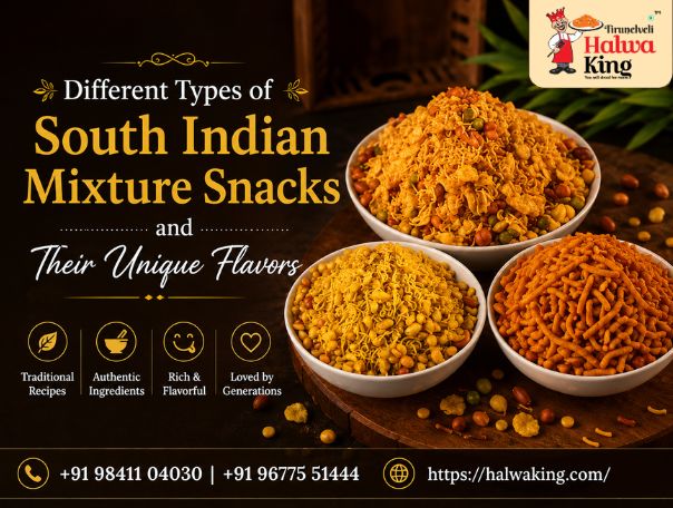 different type of south Indian Mixture Snacks